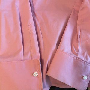 Theory, size S, pink button down shirt